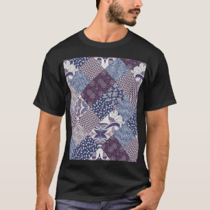 Patchwork Doodle: Vintage Boho Seamless. T-Shirt