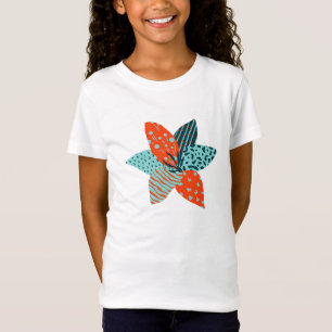 Patchwork Flower Summer Kids Girls T-Shirt