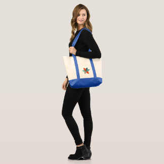 Patchwork  Flower Tote Bag