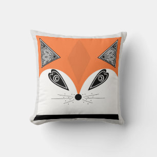 Patchwork Fox, applique Fox, Fox, children's Cushion