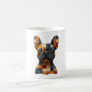Patchwork French Bulldog Mug
