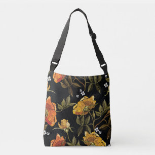 Patchwork Gentle: Hand Drawing Design Crossbody Bag