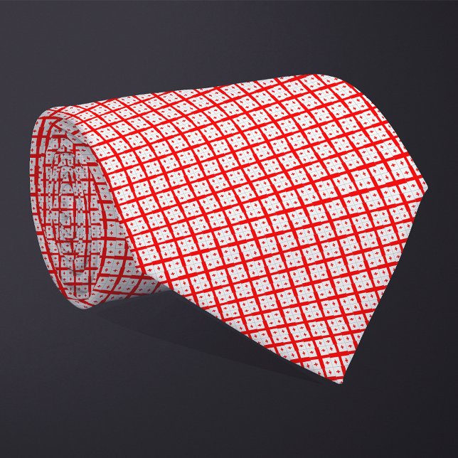 Patchwork Georgia Flag Pattern  Tie (Creator Uploaded)