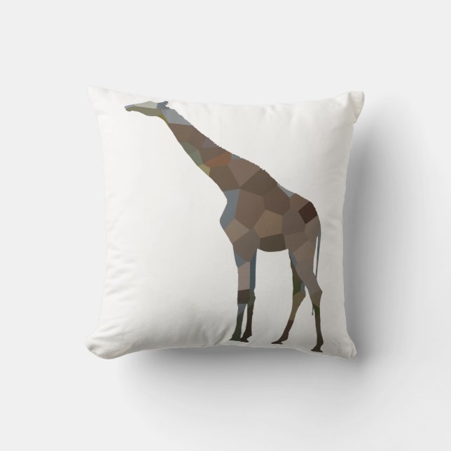 Patchwork Giraffe Cushion (Front)