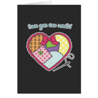 Patchwork Heart - Love you sew much!