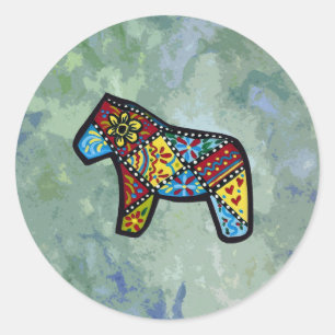 Patchwork Horse Sticker