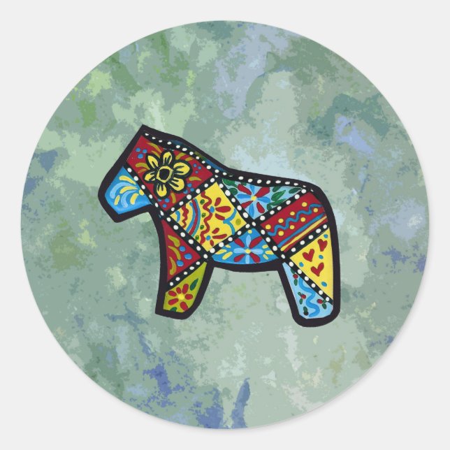 Patchwork Horse Sticker (Front)