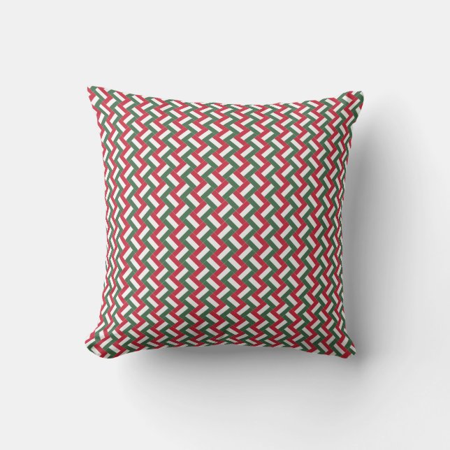 Patchwork Hungary Flag Pattern  Cushion (Front)