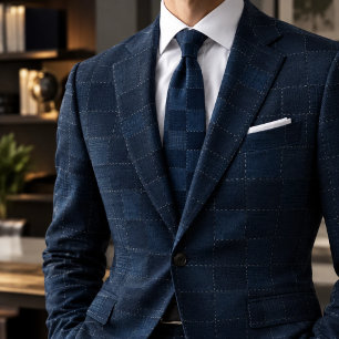 Patchwork Japanese Boro (textile) Style Tie