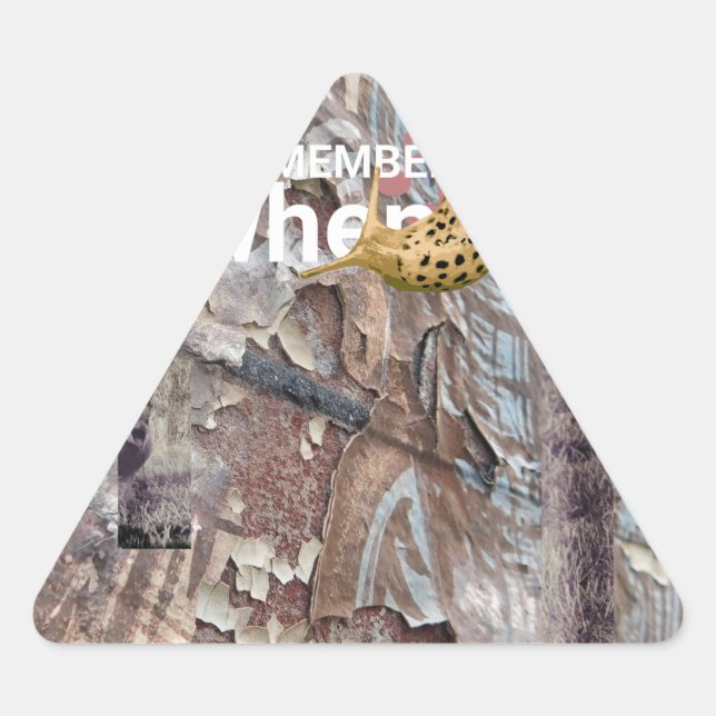 Patchwork Junk Journal Triangle Sticker (Front)