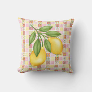 Patchwork Lemon Cushion