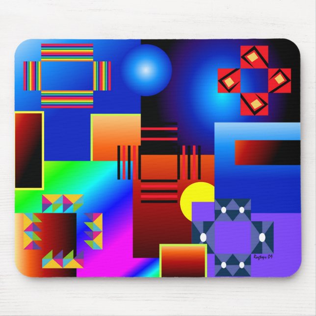 Patchwork Mouse Pad (Front)