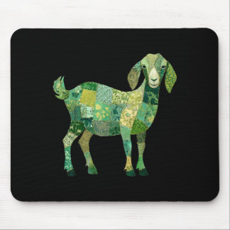 Patchwork Nubian Dairy Goat Mouse Pad