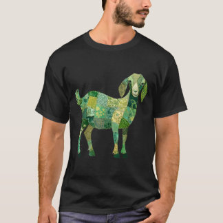 Patchwork Nubian Dairy Goat T-Shirt