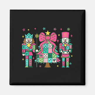Patchwork Nutcracker Christmas Tree Nk Nutcracker  Magnet