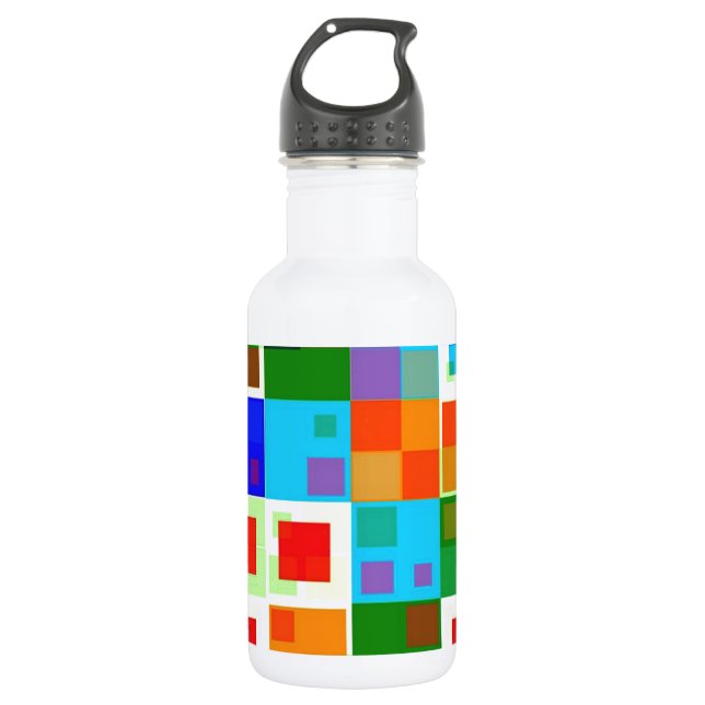 Patchwork Of Colour 532 Ml Water Bottle (Front)