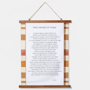 Patchwork of Home Hanging Tapestry
