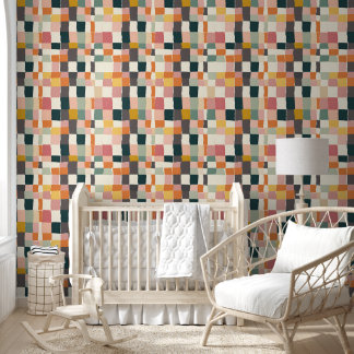 Patchwork Pastels Wallpaper