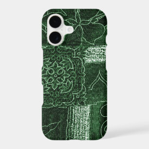 Patchwork Pattern, Patchwork Background, Green