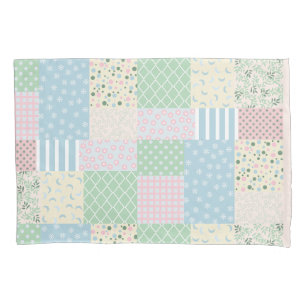Patchwork  pillowcase