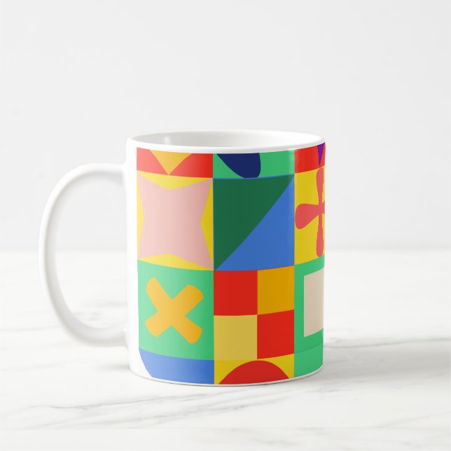 Patchwork Quilt  Coffee Mug (Left)