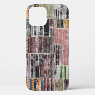 Patchwork Quilt Collage Seamless Print. iPhone 12 Case