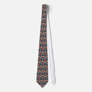 Patchwork Quilt Design Tie