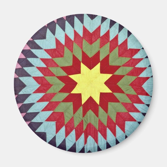 Patchwork quilt magnet (Front)