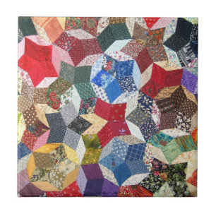 Patchwork Quilt Pattern Tile