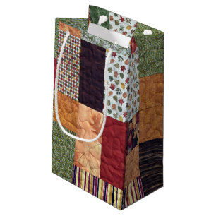 Patchwork Quilt Small Gift Bag