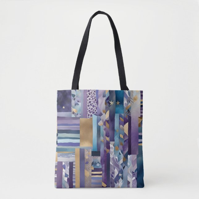 patchwork quilt tote bag (Front)