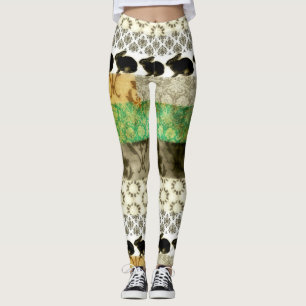Patchwork Rabbits Leggings