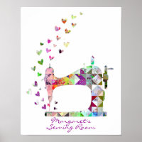 Patchwork Sewing Machine Rainbow