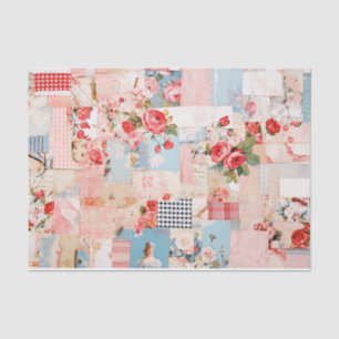 Patchwork Shabby Chic Tissue Paper