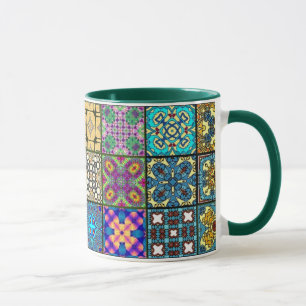 Patchwork Squares Mug