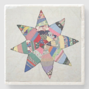 Patchwork star coaster