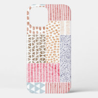 Patchwork Style Cute Doodle Pattern