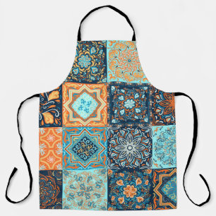 Patchwork Style: Decorative Square Ornaments Apron