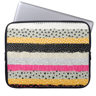 Patchwork Tiles: Versatile Seamless Design. Laptop Sleeve