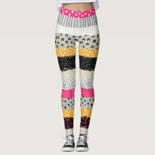 Patchwork Tiles: Versatile Seamless Design. Leggings