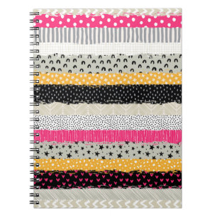 Patchwork Tiles: Versatile Seamless Design. Notebook