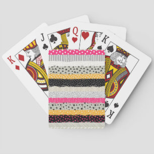 Patchwork Tiles: Versatile Seamless Design. Playing Cards
