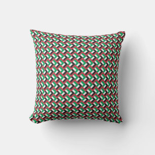 Patchwork United Arab Emirates Flag Pattern Cushion