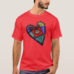 Patchwork Valentines T-Shirt