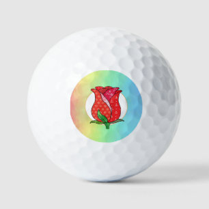 Patchworkrose  golf balls