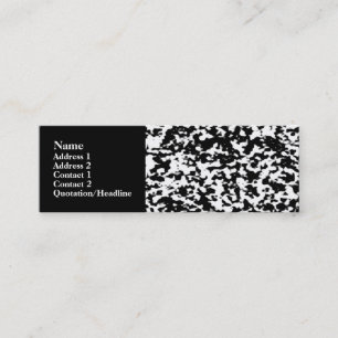 Patchy Cloud Mini Business Card