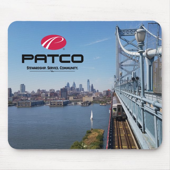 PATCO Philadelphia Skyline Mousepad (Front)