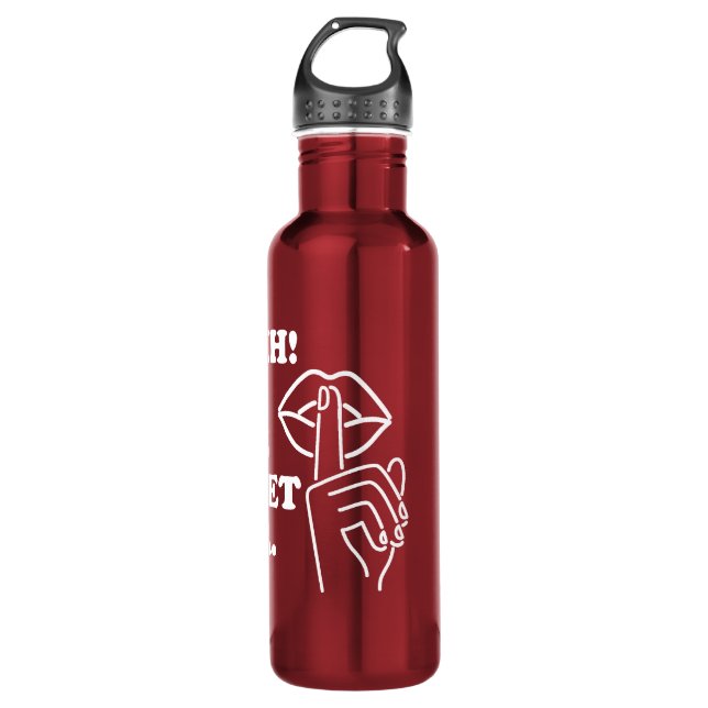 PATCO "SHHH! IT'S THE QUIET CAR. 710 ML WATER BOTTLE (Front)