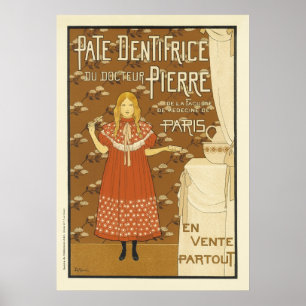 Pate Dentrifice Of The Doc Tester Pierre Vintage F Poster