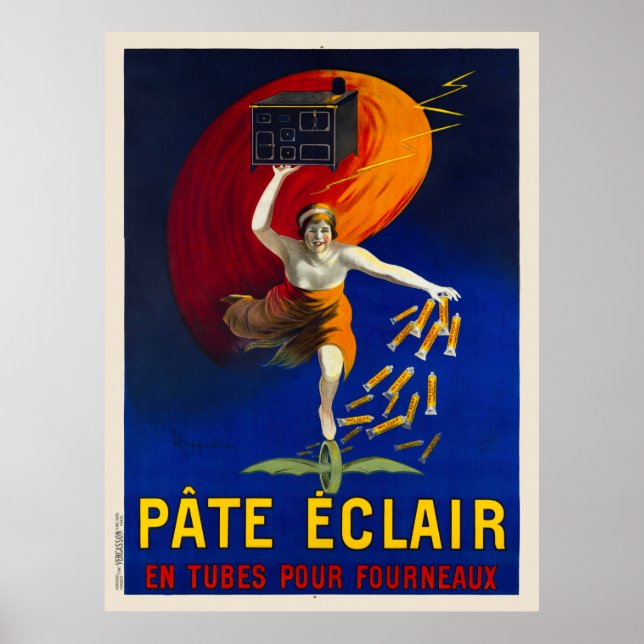 Pate Eclair Vintage Advertising Poster 1912 (Front)